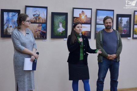 Открытие фотовыставки Юрия Бирюкова и Алины Кузьменко