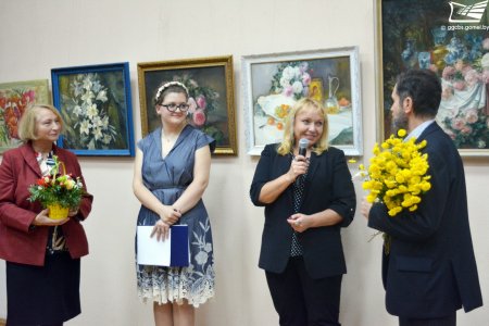 Открытие выставки «О цветах в цвете»