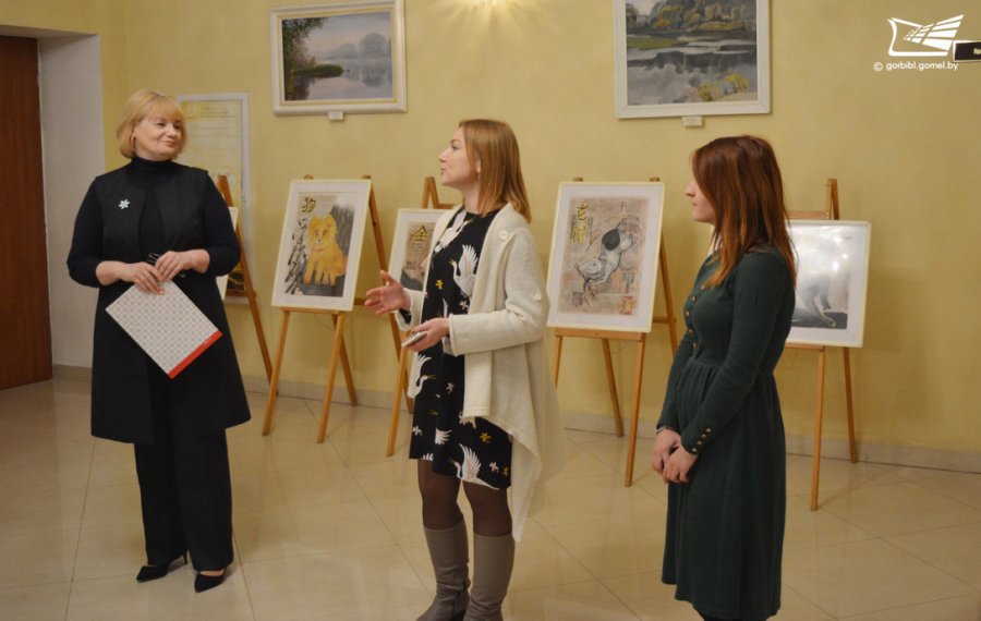 Открылась выставка рисунков «Двенадцать друзей мудреца»