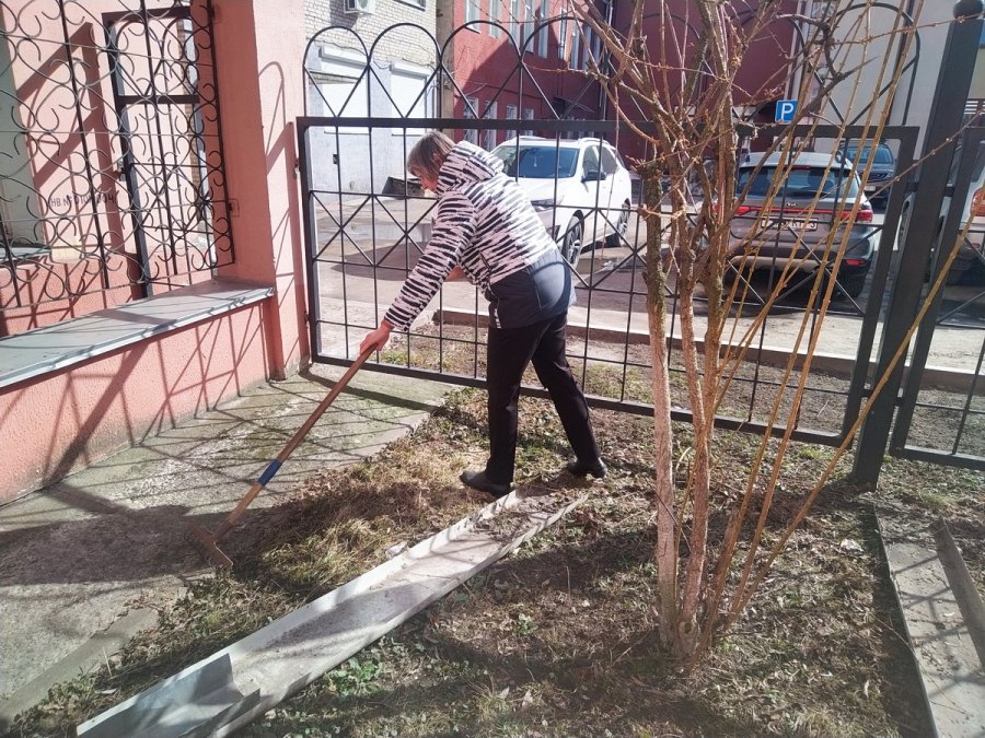 Участие в общегородском субботнике