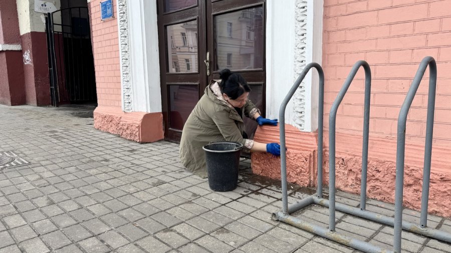 Участие в республиканском субботнике