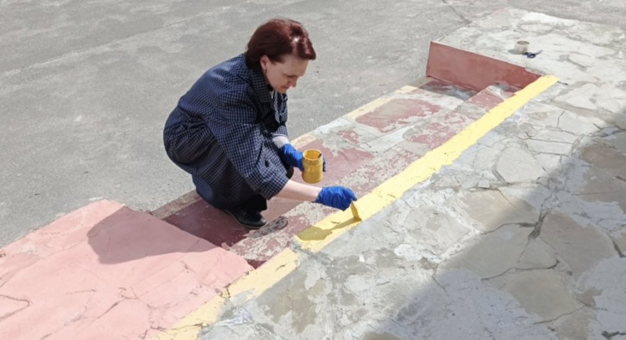 Участие в республиканском субботнике